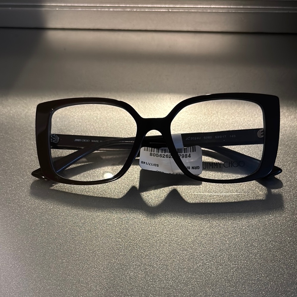 Jimmy Choo Black Eyeglasses